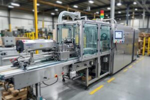 Cercleuse automatique avec arche CERMATIC pour feuillards plastiques