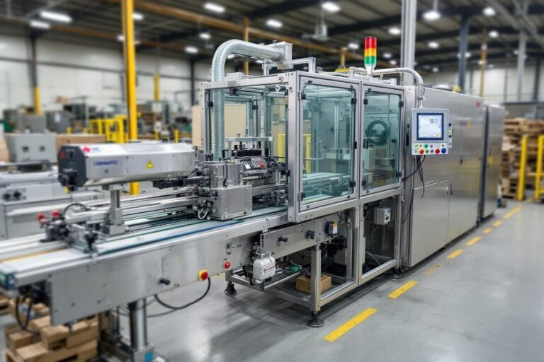 Cercleuse automatique avec arche CERMATIC pour feuillards plastiques