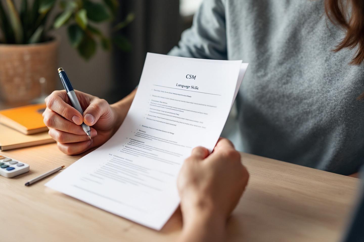 Comment noter son niveau de langue sur son CV : guide complet