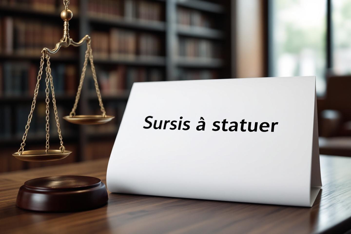 Sursis à statuer : définition, conditions et effets en procédure