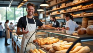 découvrez le métier dynamique de vendeur en boulangerie (h/f), un secteur en pleine croissance offrant de nombreuses opportunités d'embauche et un environnement de travail passionnant.