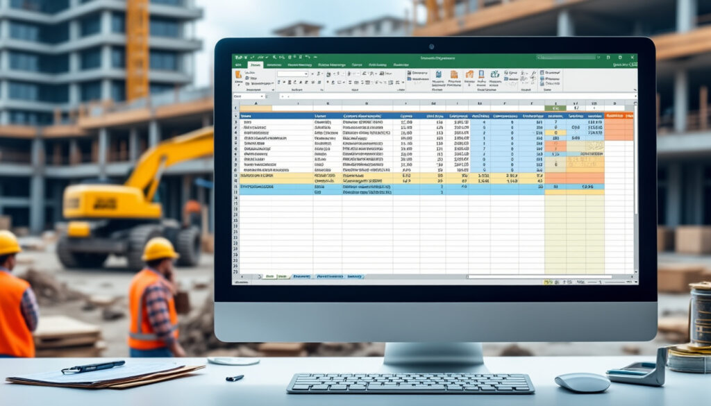 Tableau excel pour un suivi de chantier efficace et précis - GPAO.fr