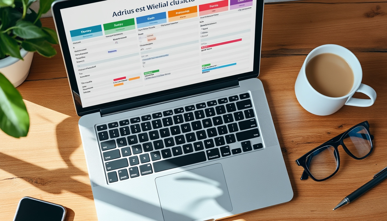 découvrez comment planifier efficacement votre semaine avec excel pour une organisation optimale et une meilleure gestion de votre temps.
